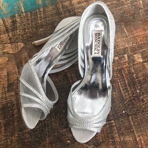 Dazzling Silver Pumps